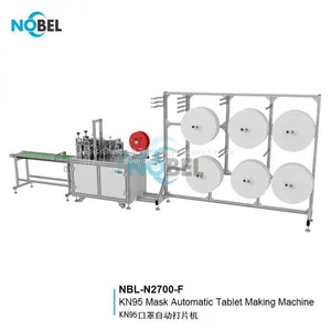 NBL-N2700 Semi Automatic Mask Production Line Nobel Face Mask Machine Line Mask Making Machine Manufacturer thumbnail-3