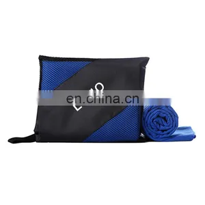 30 Colors in Srock Water Absorption Soft Hand Feel Microfiber Towel With Carry Bag for Beach Travel Gym Yoga thumbnail-4