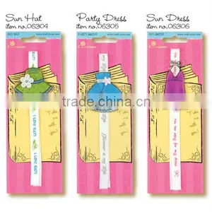 Promotional Decoration Fashion Icons Girl Ribbon Bookmark thumbnail-3