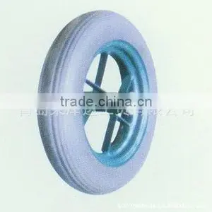 Specification Standard High Quality Rubber Wear-resisting Solid Rubber Wheel YSO013 thumbnail-1