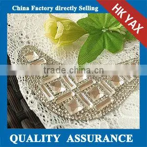 Jw0912 New Style Neckline Rhinestone Applique;Wholesale Strass Applique;Rhinestone Applique for Wedding Dress thumbnail-3