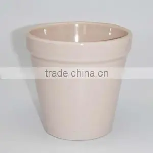 Color White Ceramic Flower Pot thumbnail-1