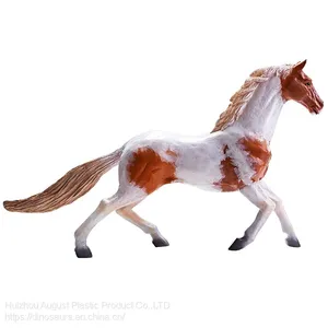 Children Present Recommended PVC Soft Safe Animal Figure Toys American Quarter Horse thumbnail-4