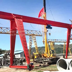MH 4t Electric Gantry Crane，Outdoor Stockyard, Gantry Crane, Electric Hoist thumbnail-5