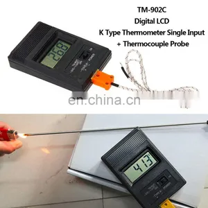 K Type Industrial Digital Probe Thermometer TM-902C, Industrial LCD Digital Thermometer Thermo Detector thumbnail-4