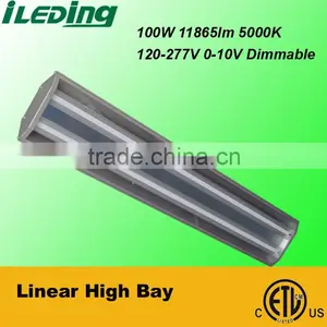 Hot Sale Linear 110lm/W LM80 DLC ETL Listed 100W High Bay Light thumbnail-1
