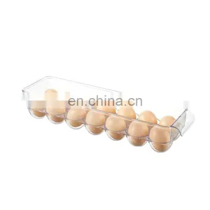 Home Kitchen Plastic Drawer Containers Food Containers Fridge Organizer Set Plastic Chicken Egg Cup Holder for Refrigerator thumbnail-5
