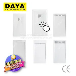 Résine de Marbre Moderne Piatto Doccia Colorato Nettoyage Facile Base de Douche thumbnail-2