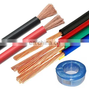 High Quality PVC Flexible Electrical Ground Building Wire Cable Color 1.5mm 2.5Sq mm Cable Price thumbnail-1