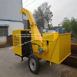 Wood Crushing Equipment, Tree Branch Shredder, Mobile Tree Branch Shredder, New Tree Branch Shredder for Landscaping thumbnail-2
