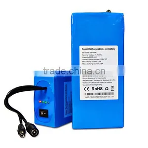 Cctv Lithium Battery With 2000cycles 12v Lithium Ion Battery Pack for Cctv Camera, Led Strip Battery Pack 12v thumbnail-5