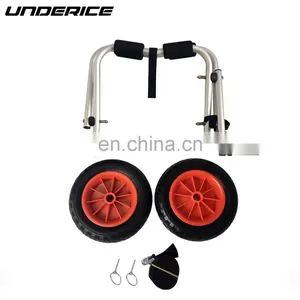 Uice Multifunction Foldable Aluminium Mini Trolley Kayak Beach Trolley Kayak With Two Balloon Wheels thumbnail-1