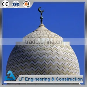 Prefabricated Fiberglass Roof Steel Mosque Dome thumbnail-6