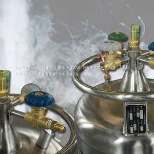 Argentina Self-pressurizing Liquid Nitrogen Tank Above 30 Liters Rehydration Tank for Large Diameter Liquid Nitrogen Container thumbnail-2