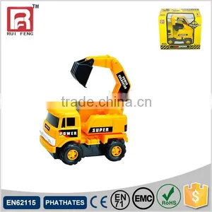 Electric Plastic Mini Toy Excavator thumbnail-1