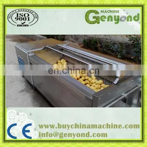 Onion/potato/ginger/carrot Washing and Peeling ,cutting Machine,vegetable Processing Machine thumbnail-2