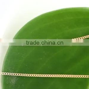 Fashion Long Gold Plated Thin Chain Necklace Jewelry thumbnail-2