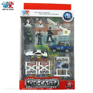 XINYU Diecast Toys Play Set Fire Rescue Airport 1:64 Scale Car Truck Metal Cars thumbnail-5