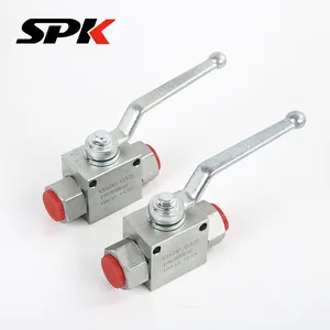 Sempeck Hydraulic Fitting, High-Pressure Ball Valve, Ferrule-Type High-Pressure Ball Valve, BKH 304 Stainless Steel Internal Thread Hydraulic thumbnail-1