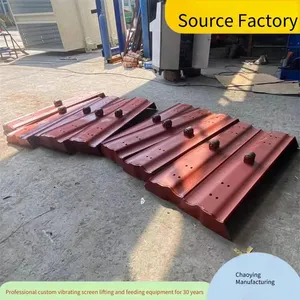 Limestone Apron Conveyor Blg-1040 Chain Plate Feeder River Pebble Plate Feeder thumbnail-1
