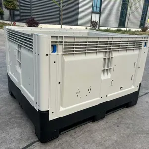 Euro Standard Plastic Pallet Bin Nestable for Warehouse Storage & International Freight thumbnail-4