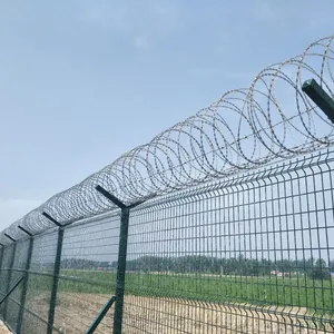 High-Security Razor Wire Barrier - 12V Electric Fence Compatible thumbnail-1