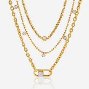Low MOQ Stainless Steel Necklace With Mill Test Report For Bulk Orders thumbnail-1