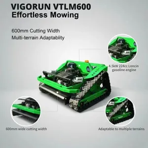 VTLM600 224cc Loncin Engine RC Zero Turn Mower 200m Remote Range Euro5 EPA Certified Grass Cutter for Villa & Farm thumbnail-1