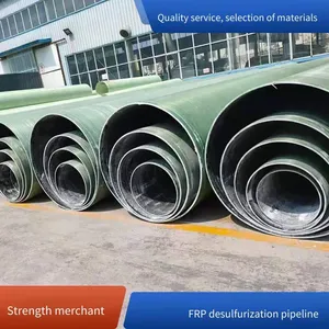 Fiberglass Reinforced Plastic (frp) Ventilation Ducts With Complete Specifications and Easy Assembly, Frp Anti-corrosion and Deodorization Process Air Ducts thumbnail-1