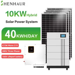10KW Solar Power System for Remote Areas With 48V Battery Bank and Waterproof Design thumbnail-3