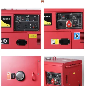 5KW Dual Power Silent Diesel Generator 188F Copper Alternator thumbnail-5