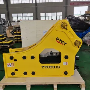 Side Type Hydraulic Breaker SB40 4-7Ton Excavator Rock Hammer for Demolition thumbnail-3