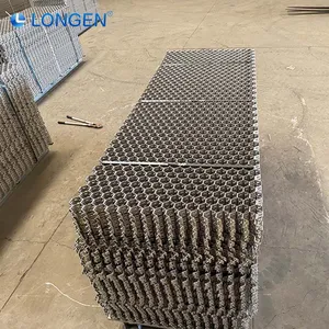 SS304 Hex Mesh Hexsteel Tortoise Shell Net With Standard Bonding Holes for Refractory Lining Boiler and Kiln Engineering thumbnail-6