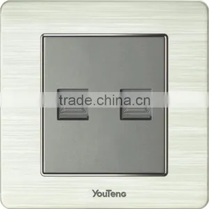 Double Computer Network Wall Socket thumbnail-1