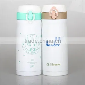 2016 Newly Concise Durable Food Grade Bontique Promotional Manufactured Double Wall Stainless Steel Vacuum Bottle thumbnail-2
