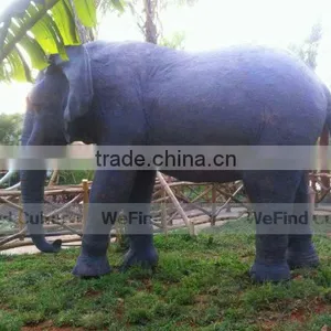 Lifelike Elephant FRP Art Sculpture for Amusement Park thumbnail-2