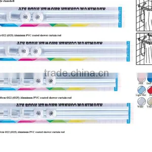 Shower Curtain Pole Stainless Steel Shower Rod SS304 Shower Curtain (8019-1) thumbnail-5