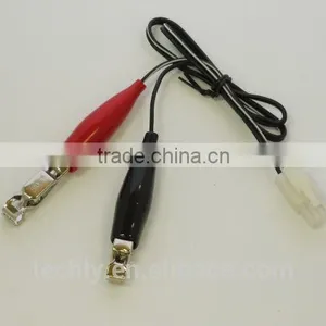 CustomUL 2468 20AWG Wire With DC5.5x2.1 and Solader 10A Alligator Clip Cable Assembly thumbnail-3