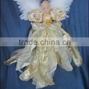 Christmas Tree Decoration White Angel New Year Tree Ornament Christmas Hanging Decor Supplies thumbnail-1