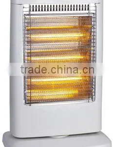 3heating 1200W CE/GS/ROHS Safety Tip Over Swtich Wide Angle Oscillating Function Electric Heater Halogen Heater for Home thumbnail-1