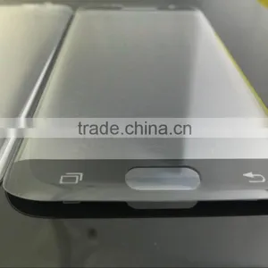 Hot Sale!! 0.33mm Asahi Glass 3D Full Cover Brushed Electroplating Tempered Glass Screen Protector for Samsung S7 Edge thumbnail-4