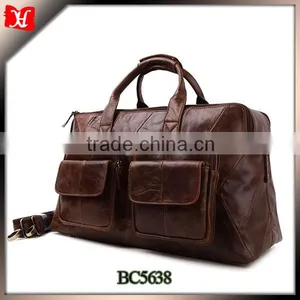 Vintage Travel Car Luggage and Bags Pictures of Men Travel Bag thumbnail-1