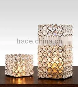 Tea Light Votives/Square Tea Light Crystal Votives/Crystal Tea Light Holder thumbnail-1