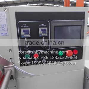 Pillow Type Sealing Automatic Bread / Cake / Bun / Dessert Packing Packaging Machine China Shanghai thumbnail-2