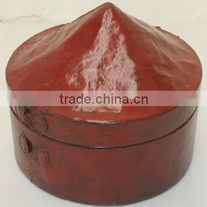 Chinese Antique Wedding Red Storage Box thumbnail-1