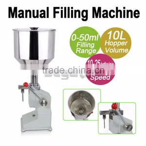 Wholesale Manual Liquid Filling Machine (5-50ml) For Cream Shampoo Cosmetic Food Filler thumbnail-1