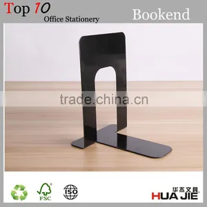 Office Desktop Storage Black Creative Metal Steel Bookend thumbnail-2