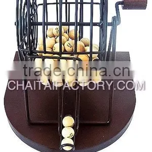 High Quality Classic BINGO SET With WOOD BALLS and WOOE thumbnail-1