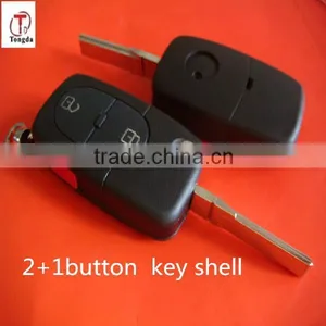 TD Top Sale Remote Head Car Key Blade Part, Remote Key Fob for VW thumbnail-4