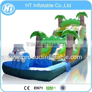 Inflatable Jungle Slide Children Outdoor Playground Big Slide For Sale thumbnail-2